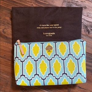 Kate Spade Gio Blue/Yellow Geometric Bag